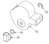 Binks 207-11182 Chopper Guard Assembly; Roving Cutter