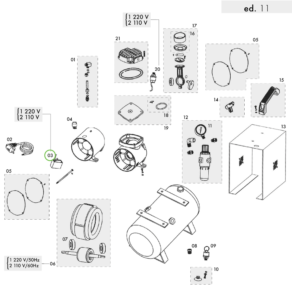 Sagola CP 1000 - Capacitor; 220V - Total Finishing Supplies