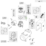 Sagola CP 1000 - Cover Head Kit - Total Finishing Supplies