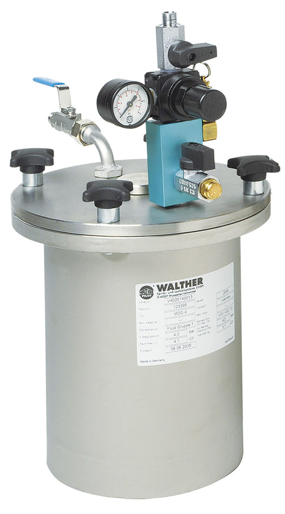 Walther Pilot MDG-4 Pressure Tank - Total Finishing Supplies