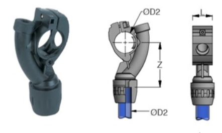 Dan-Am Air Quick Assembly Bracket - 1" OD - Total Finishing Supplies