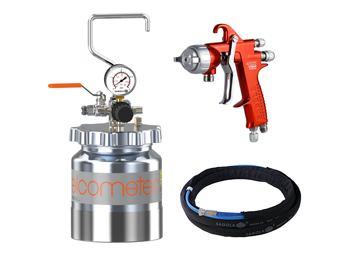 Sagola P2-5T Pressure Pot Spray Pack With Sagola X 4100
