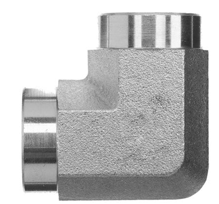 Hex Nipple 90 Degree Adapters FP x FP  - Stainless Steel