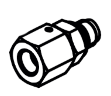 Wagner 2332021 Fitting SF-FM-G1/4-G1/4-530bar-SSt