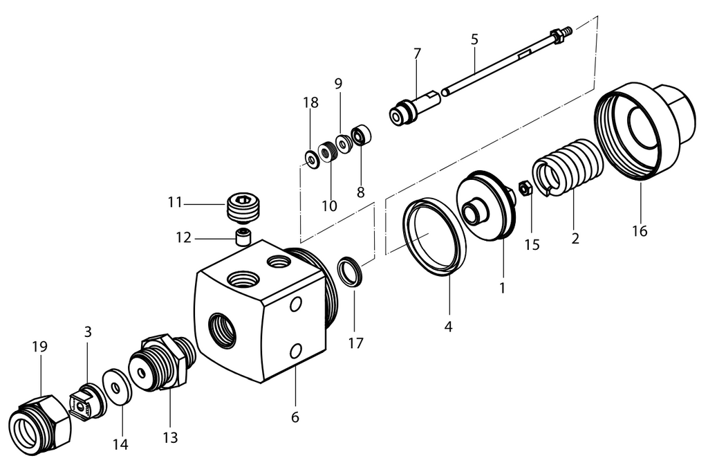 Wagner 350481 Piston; GA 250/400AL - Total Finishing Supplies