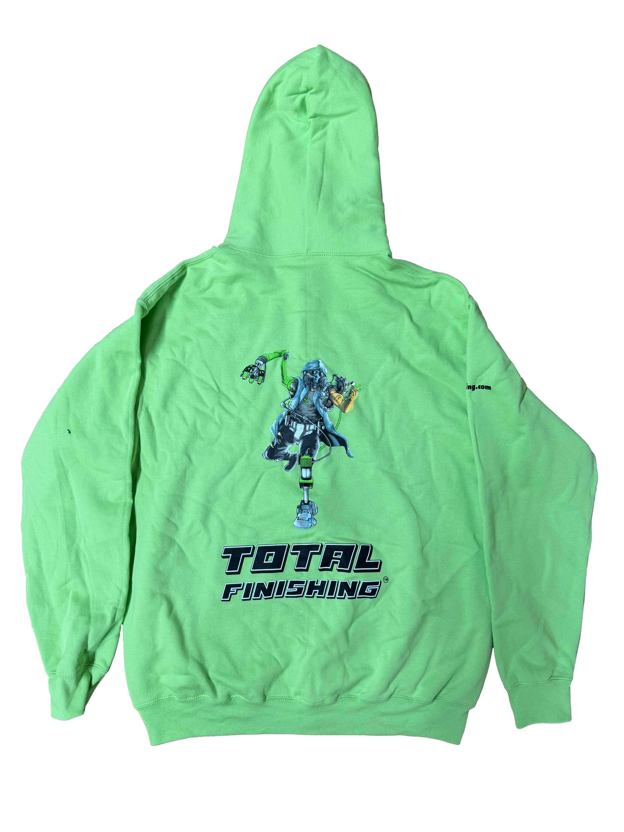 Total Finishing Green Zip-Up Hoodie