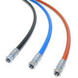 3/8” Airless Fluid Hose – Black (8100 psi) - 50' - Fittings: 3/8" Females