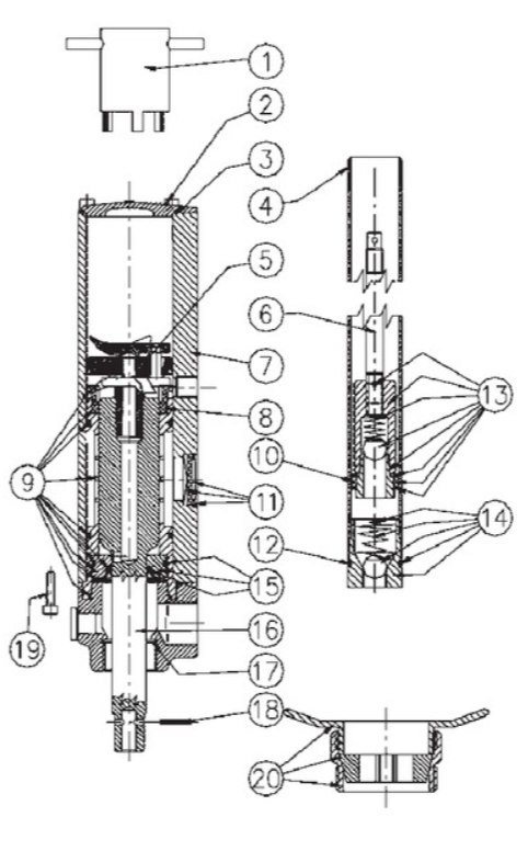 SATA 51961 Packing Set (for HKU Pump) - Total Finishing Supplies