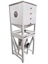 Pirate Brand - Bulk Bag, Garnet Hopper, Base, 45"L x 45"W x 62"H, Accommodates 6.5 cu ft & Below Vessels
