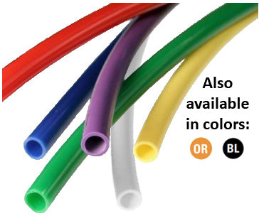 Hosco .180" ID x .035" Wall, Nylon Tubing - NHA-0403 (Various Color Options)
