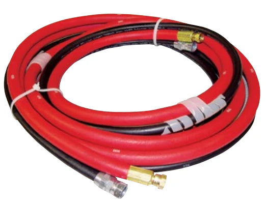 SATA Dual Hose Set For Low Pressure Pots And 1:1 Pumps