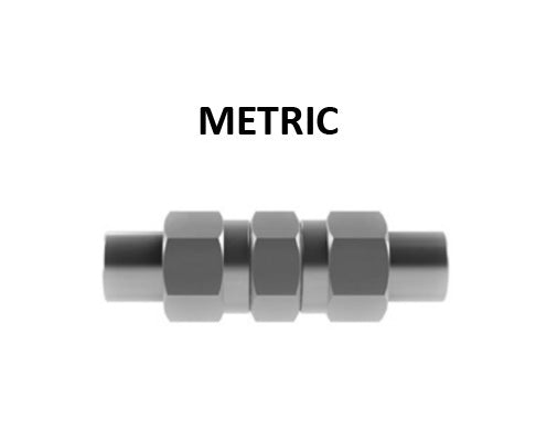 Hosco Hose and Tubing Connectors, Metric, Hose Splicer (Various Size Options)