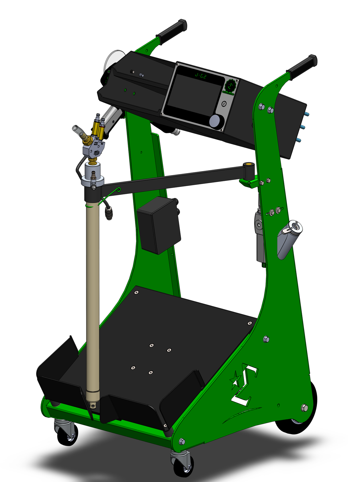 Zeus JDigital-C Manual Powder Coating Unit - Box Feed