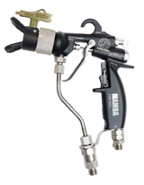 TFS Label Air-Assist-Airless (AAA) 14:1 Peak™ Pump - Cart Model Set-Up (V Packing) with MAMBA® AAA Spray Gun