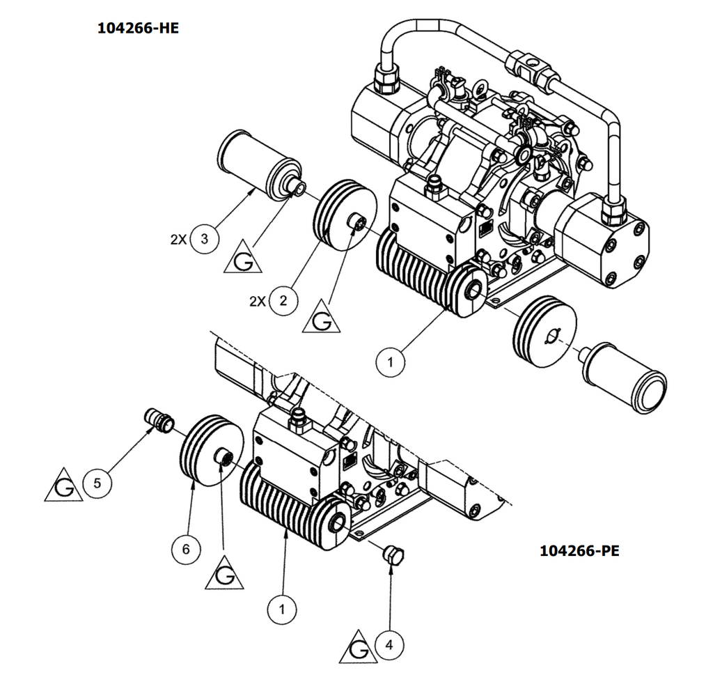 Binks Maple Pump Heat Exchanger Extension - Total Finishing Supplies