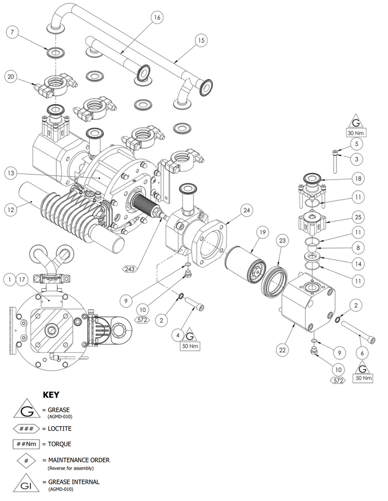 Binks Maple Pump Piston Seal - Total Finishing Supplies