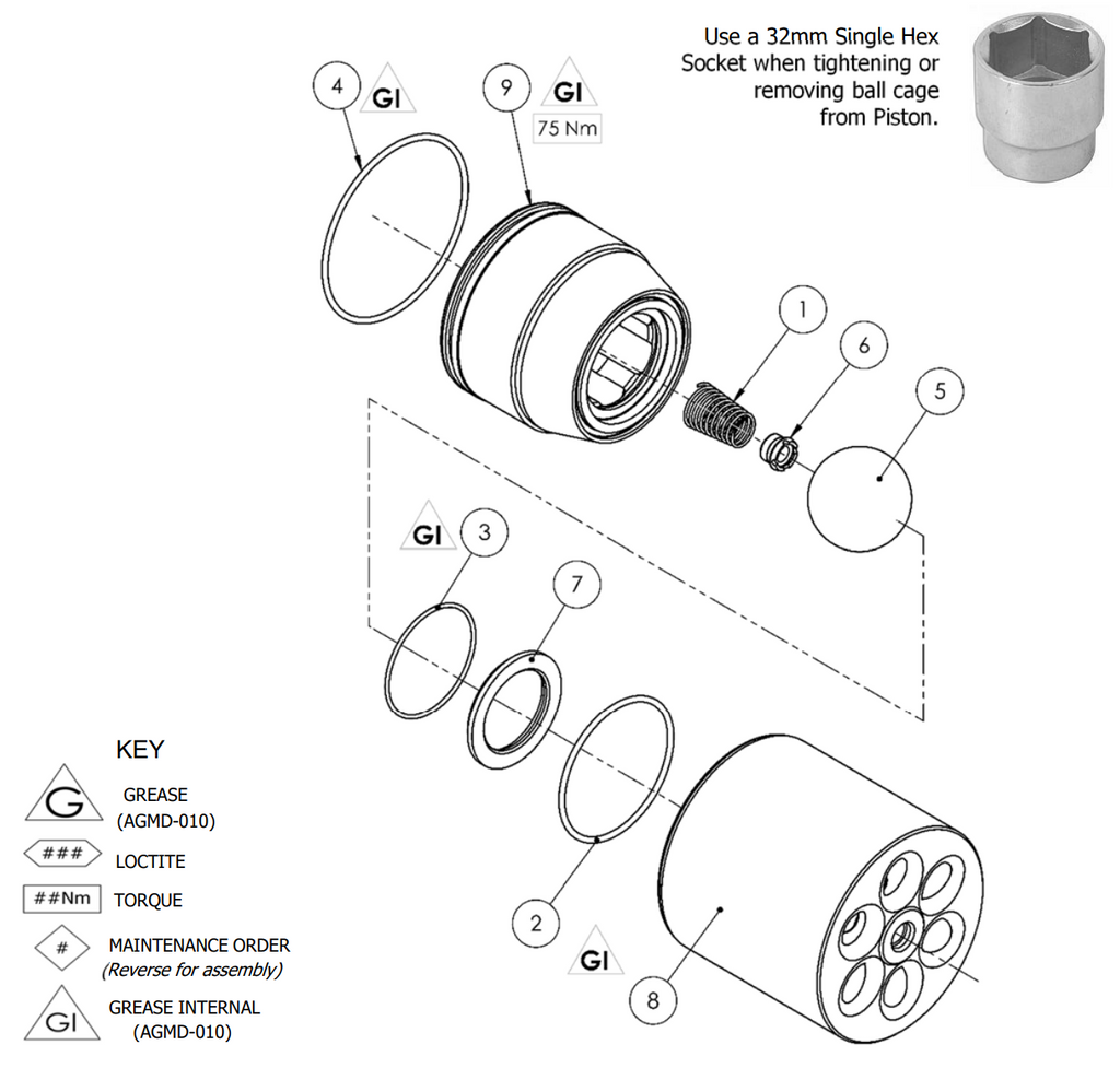 Binks Maple Pump Piston Ball Check Spring - Total Finishing Supplies