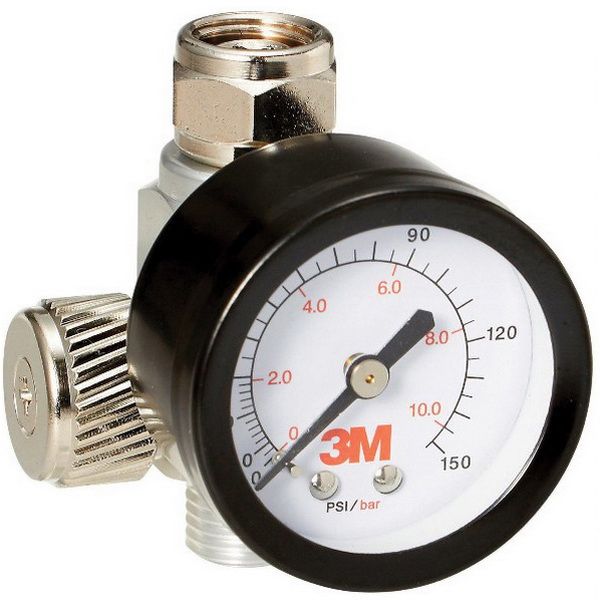 3M Accuspray™ 16573 Regulator and Air Flow Control Valve, 1/4 in - 19 TPI - Total Finishing Supplies