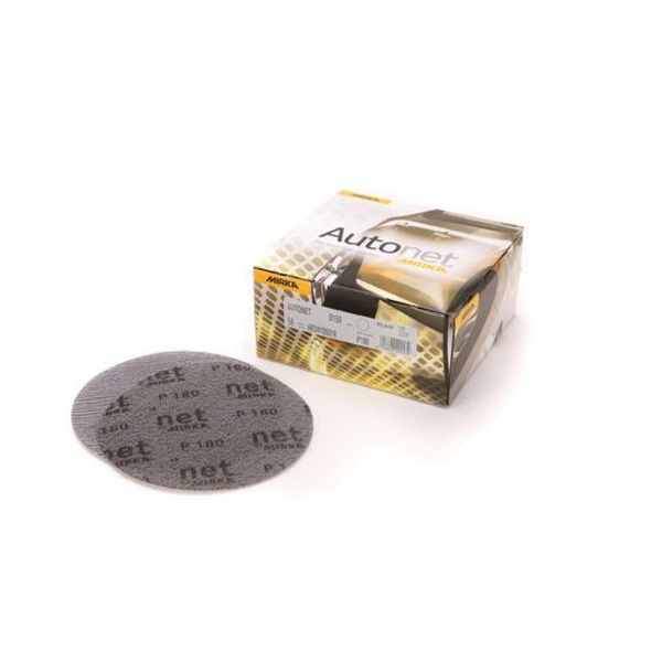 Mirka® Autonet® AE23205012 AE Series Closed Coated Grip-On Sanding Disc, 5 in, P120 Grit, Aluminum Oxide - Total Finishing Supplies