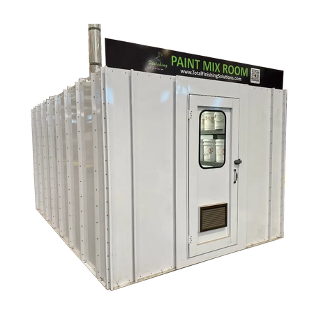 Industrial Paint Mixing Room 10' Wide x 9' High x 15' Deep Interior (TF10915 Series) - Total Finishing Supplies