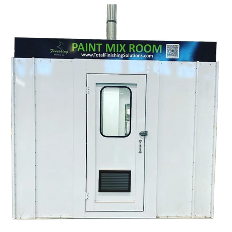 Industrial Paint Mixing Room 10' Wide x 9' High x 15' Deep Interior (TF10915 Series) - Total Finishing Supplies