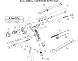 Binks Repair Kit 2100/2001 Gun