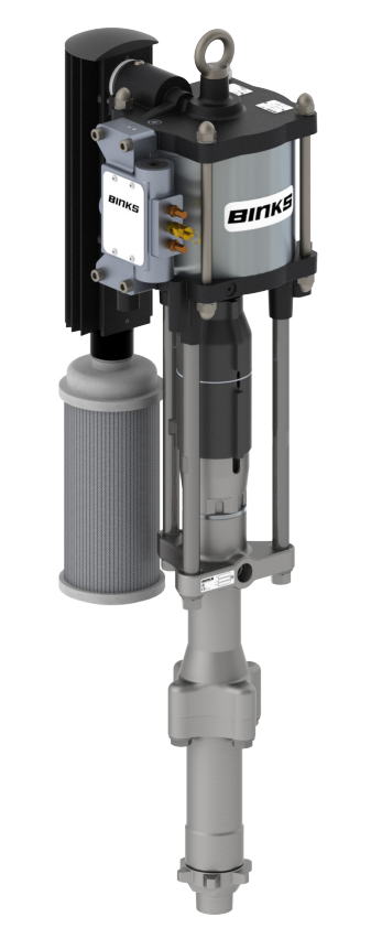 Binks MX3536 Bare Pump Assembly, 36:1 (PTFE/UHMW)