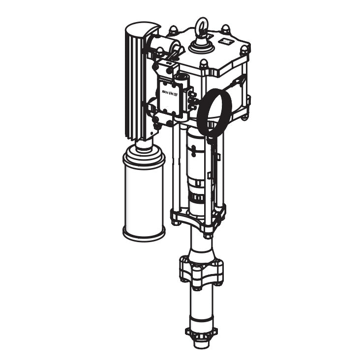 Binks MX3560PU-CAK Bare Pump Assembly MX3560 (PTFE/UHMW)