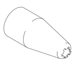 Aftermarket Nordson® 302107 Tivar Flat Spray Nozzle 2.5mm Cascade (Non-OEM)