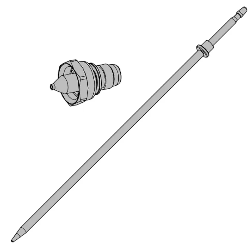 Anest Iwata Wider1A Needle + Nozzle Set