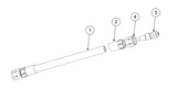 Ransburg #2 Process Gun Fluid Hose Assembly