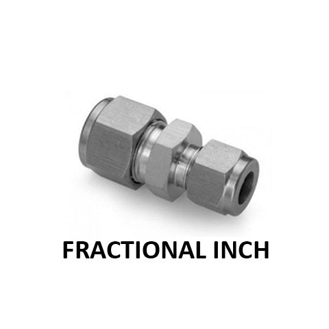 Hosco 316 Stainless Steel Compression & Instrumentation Fittings, Reducer Unions, Fractional Inch (Various Size Options)