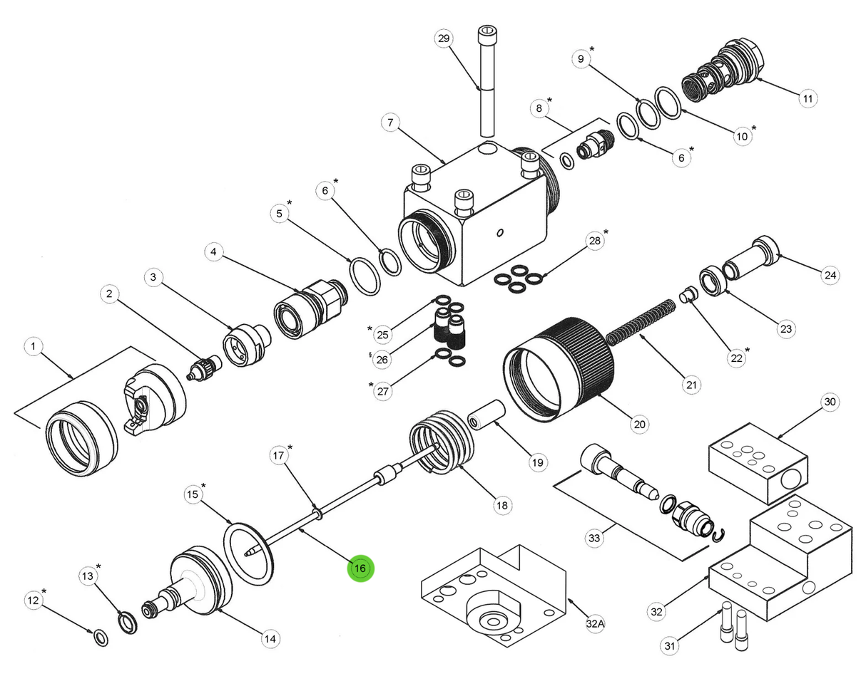C.A. Technologies 40-AM3XX Needle Assembly For AM Auto Gun