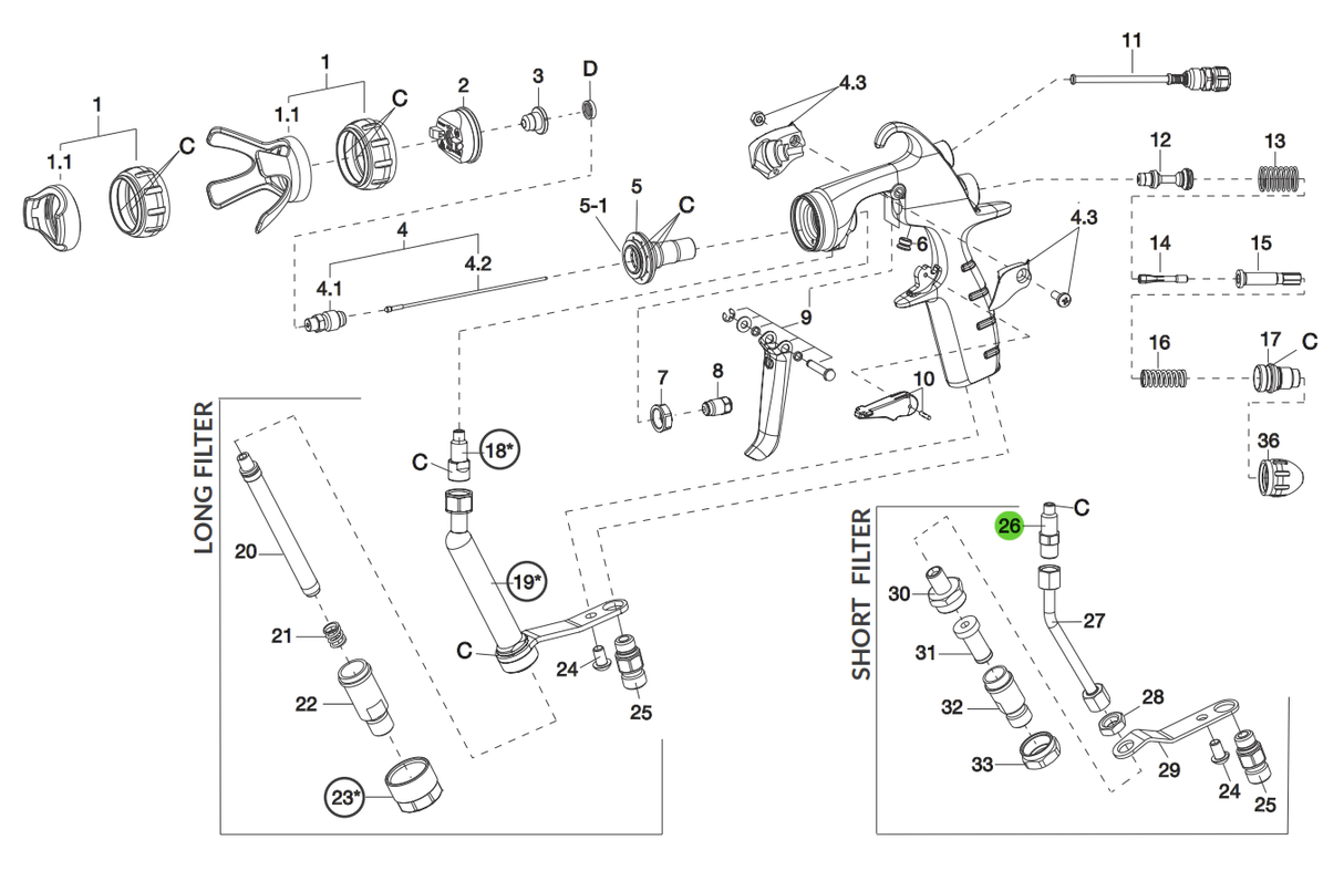 Anest Iwata 93004530 Fluid Joint; MSGS200