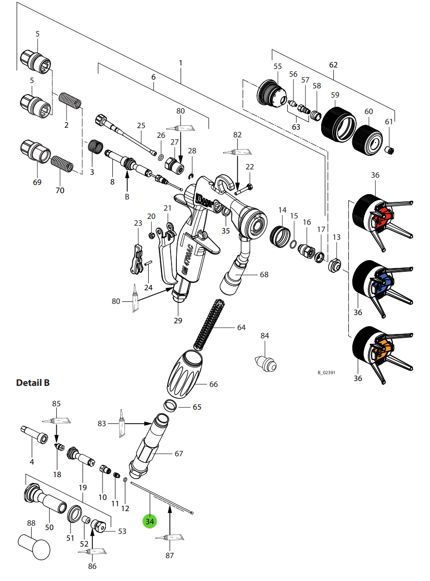 Wagner 394920 Valve Stem Assembly for the GM 4700AC
