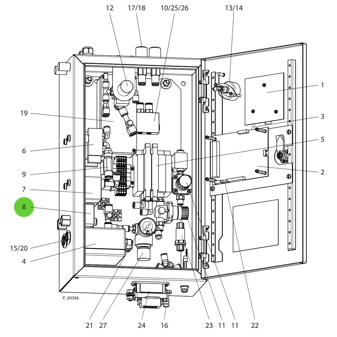 Wagner 9943155 2 Port Valve VQ-21