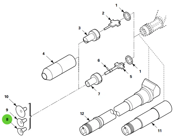 Aftermarket Gema® 331341 Deflector Ø 16mm (Non-OEM)