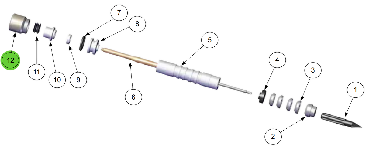 Ransburg Ransflex RX Packing Nut