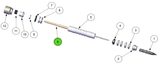 Ransburg Ransflex RX Needle Shaft Assembly