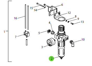 Wagner 2331950 Filter-Control Valve