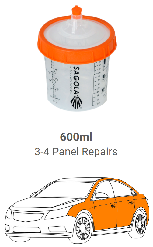 Sagola DPC™ Disposable Paint Cup System - Total Finishing Supplies