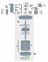 Sagola PT56418651 Air Motor Packing Set for Baltic Pumps