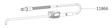 SATA 11866 Wand, Round, Hooked, Type 1 Conn(8359) - Total Finishing Supplies