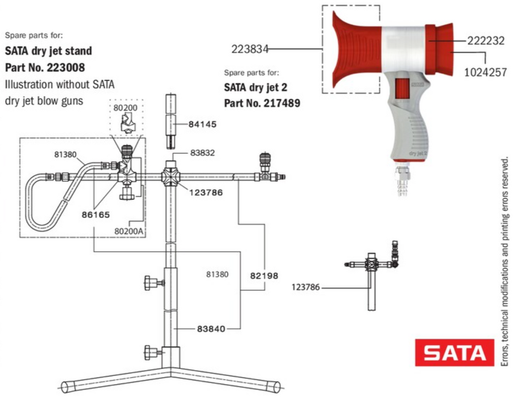 SATA Filter, Dry-Jet 2, 10 Pk 1024257 - Total Finishing Supplies