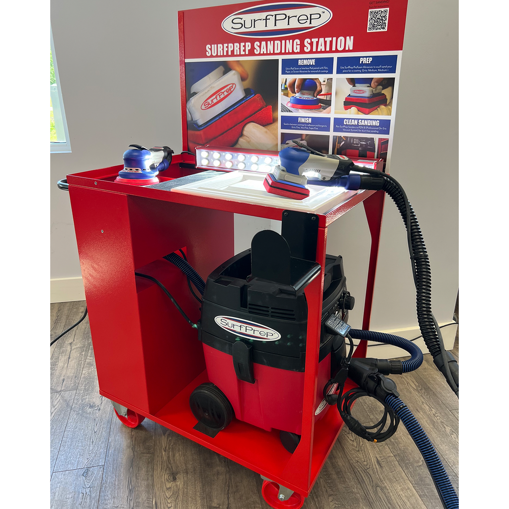 portable sanding table from surfprep