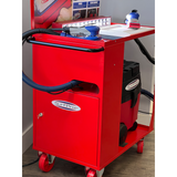 detail of surfprep portable sanding table