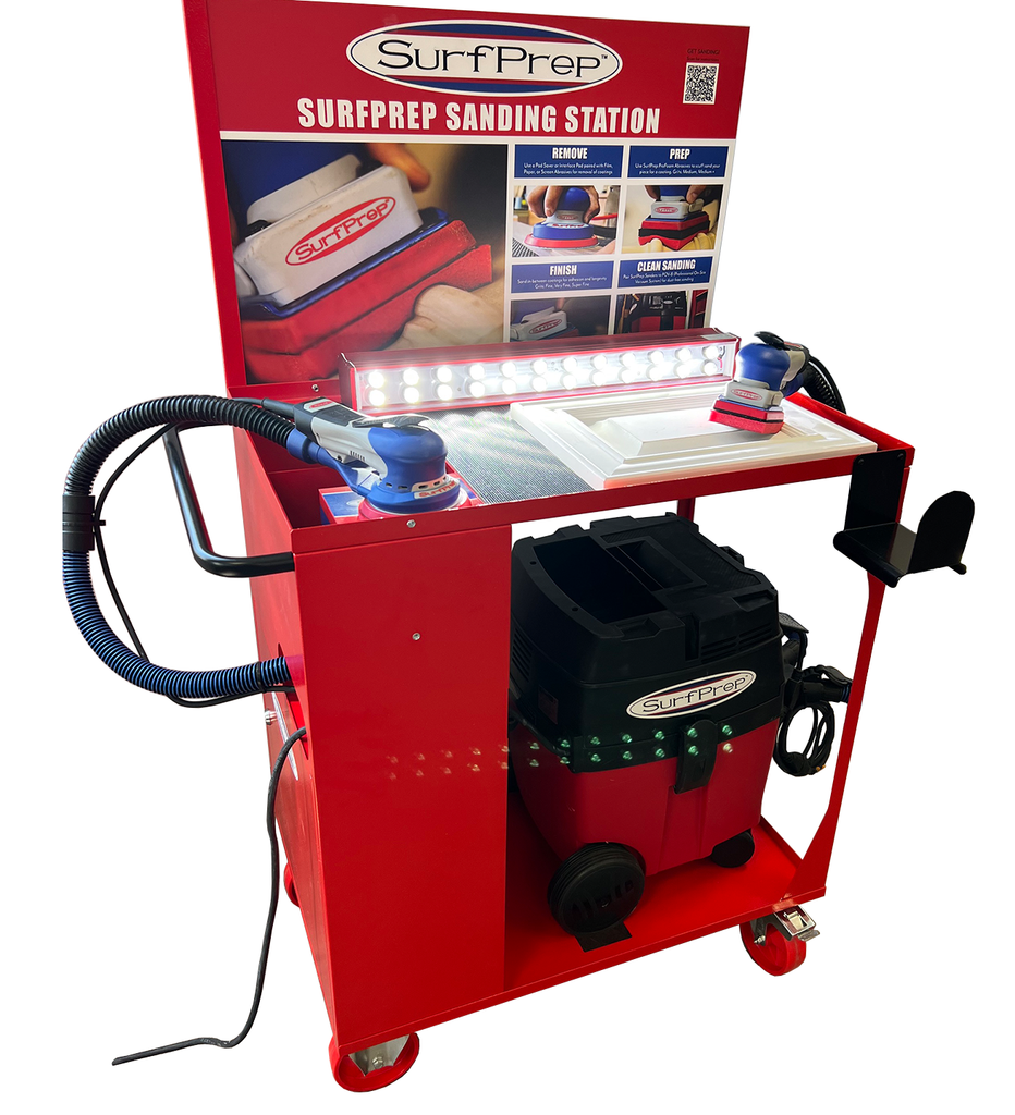 portable sanding table from surfprep