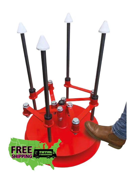Mesa de pulverización profesional accionada con el pie 