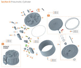 Sagola PT55751812 Variable Connection M5 to 4mm with Gasket