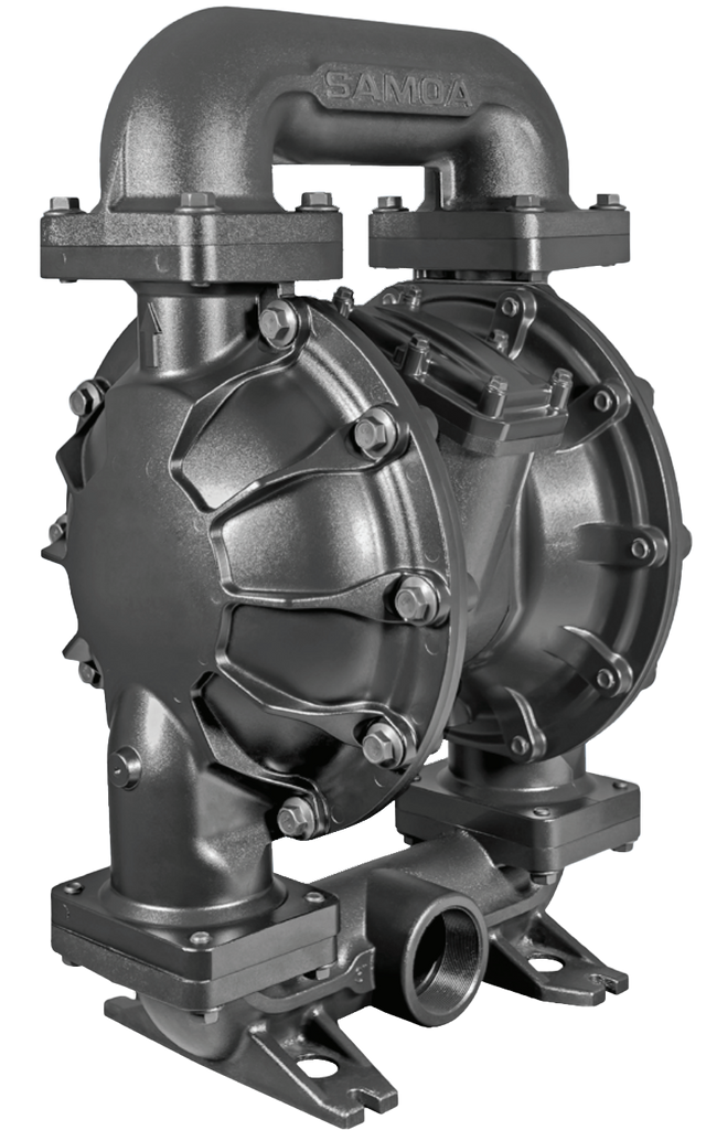 Samoa UP30 Metallic Pivot Series 3" Air-Operated Double Diaphragm Pump - Total Finishing Supplies